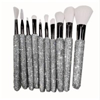 MEIYUAN 12Pcs Rhinestone Handle Brush Set