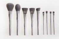 High Quality Custom Aluminum Handle 9pcs Brush Set – Rose Gold
