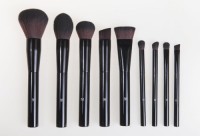 High Quality Custom Aluminum Handle 9pcs Brush Set – Rose Gold